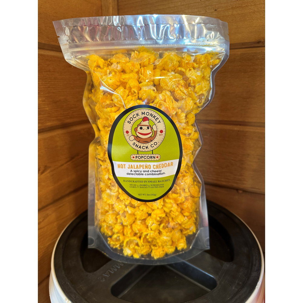 9) Hot Jalapeno Cheddar Popcorn
