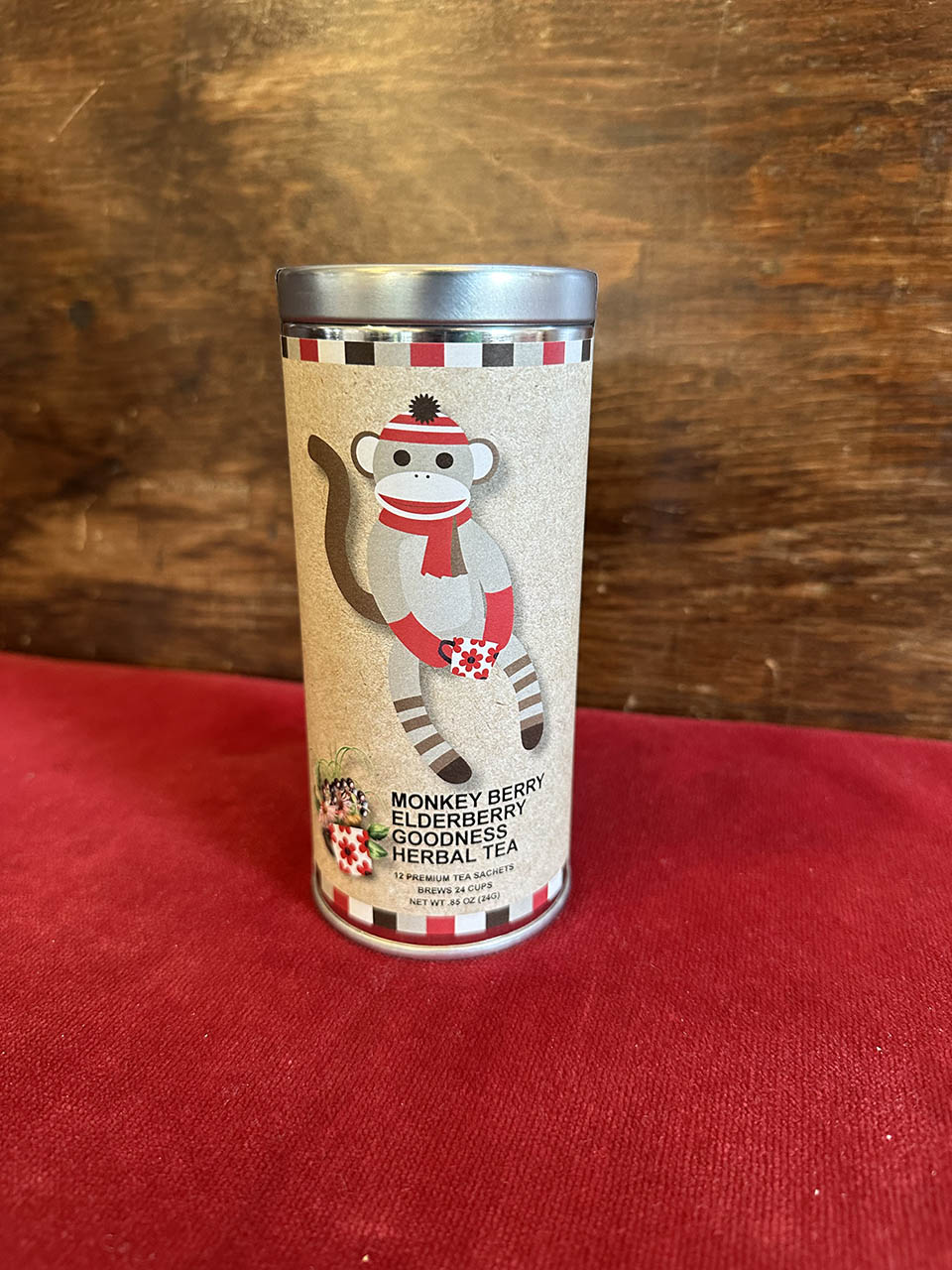 Monkey Berry Tea Tin