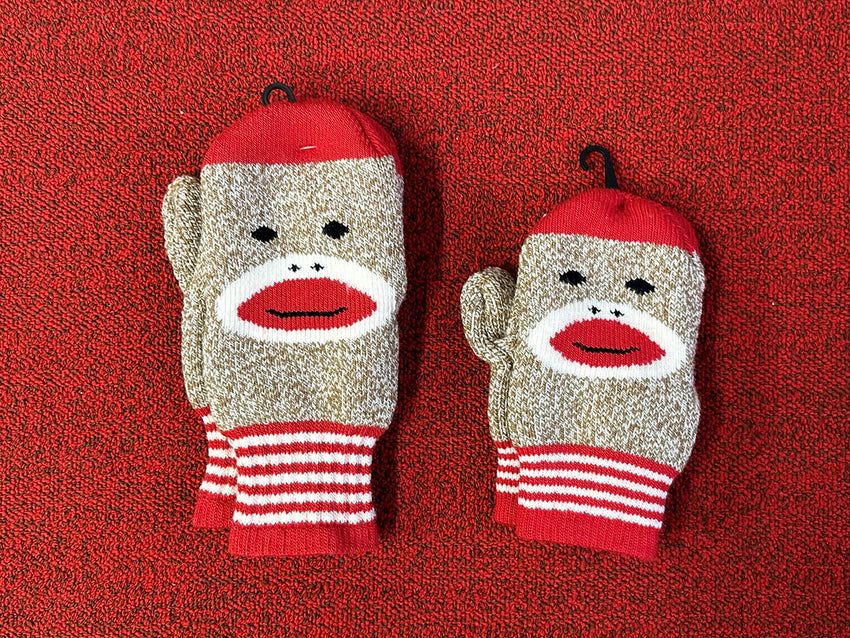 Sock Monkey Knit Mittens by Fox River