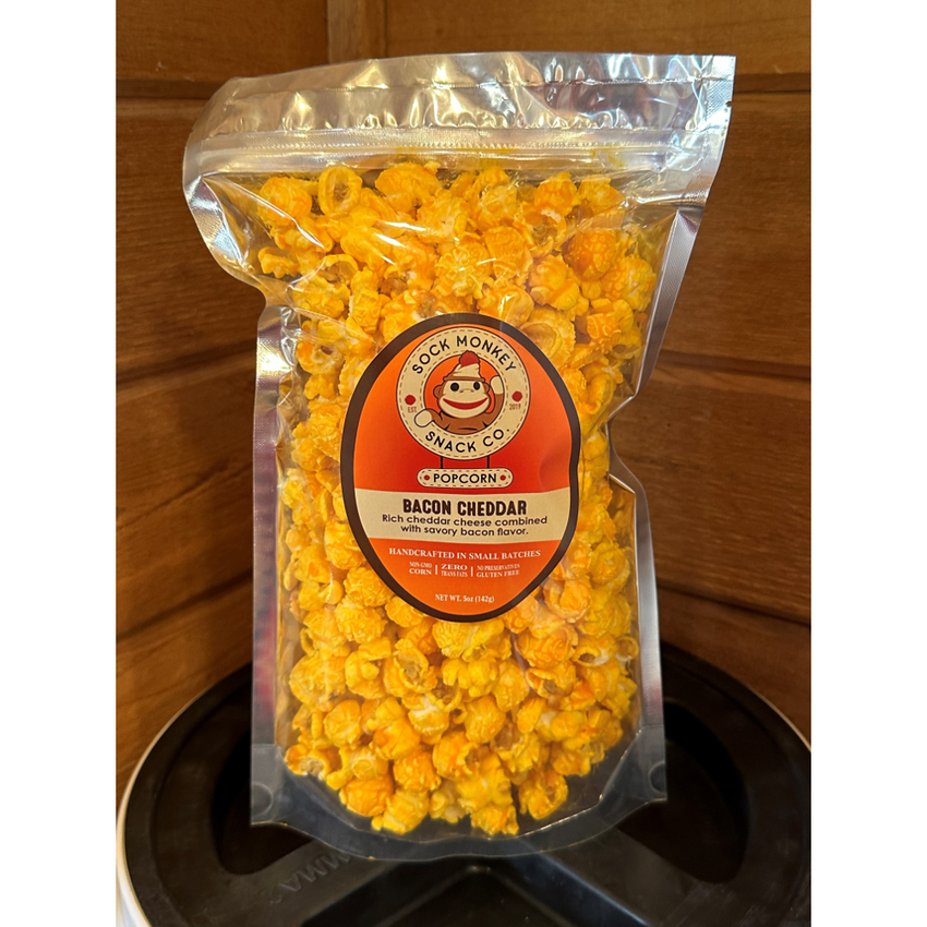 8) Bacon Cheddar Popcorn