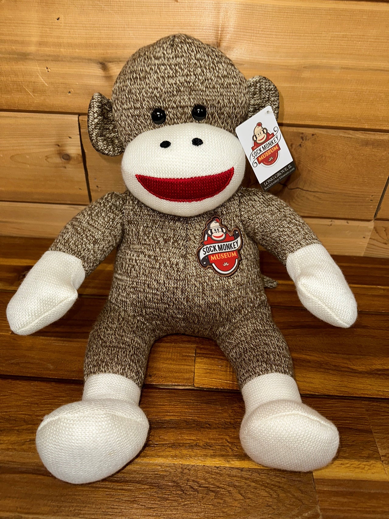 Sock Monkey Museum Custom Sock Monkey with Birth Certificate and Heart Insert