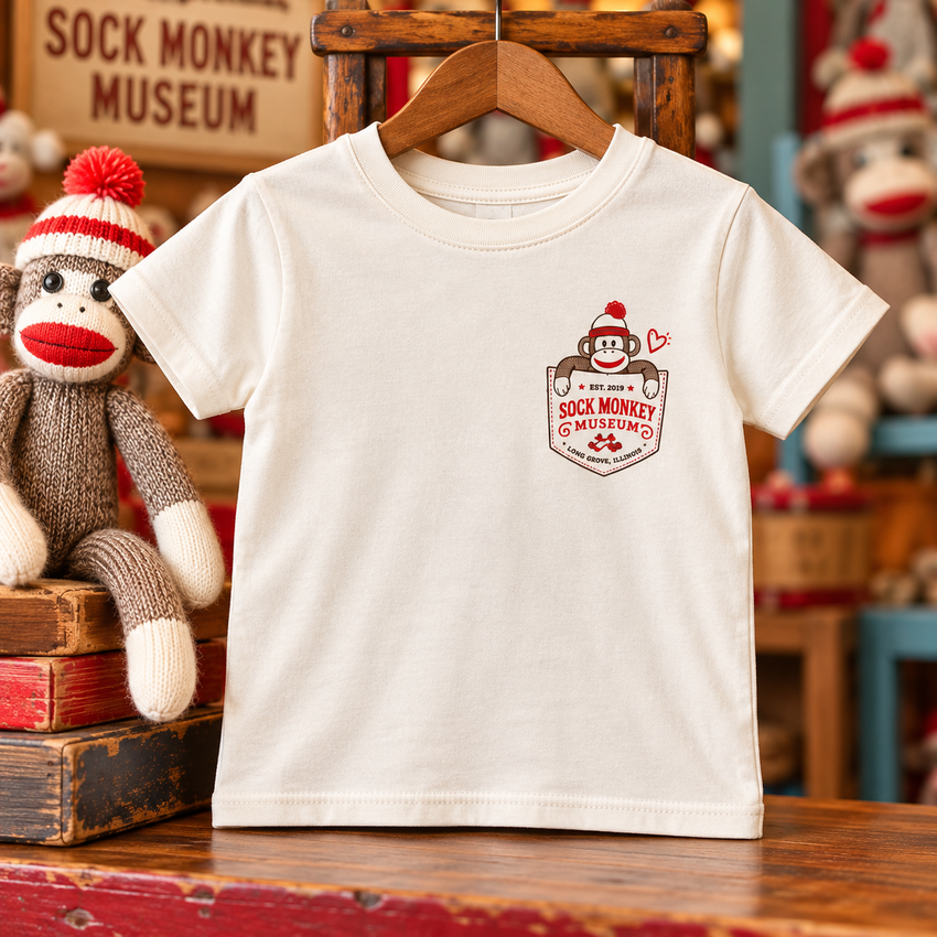 Sock Monkey Museum Toddler T-Shirt