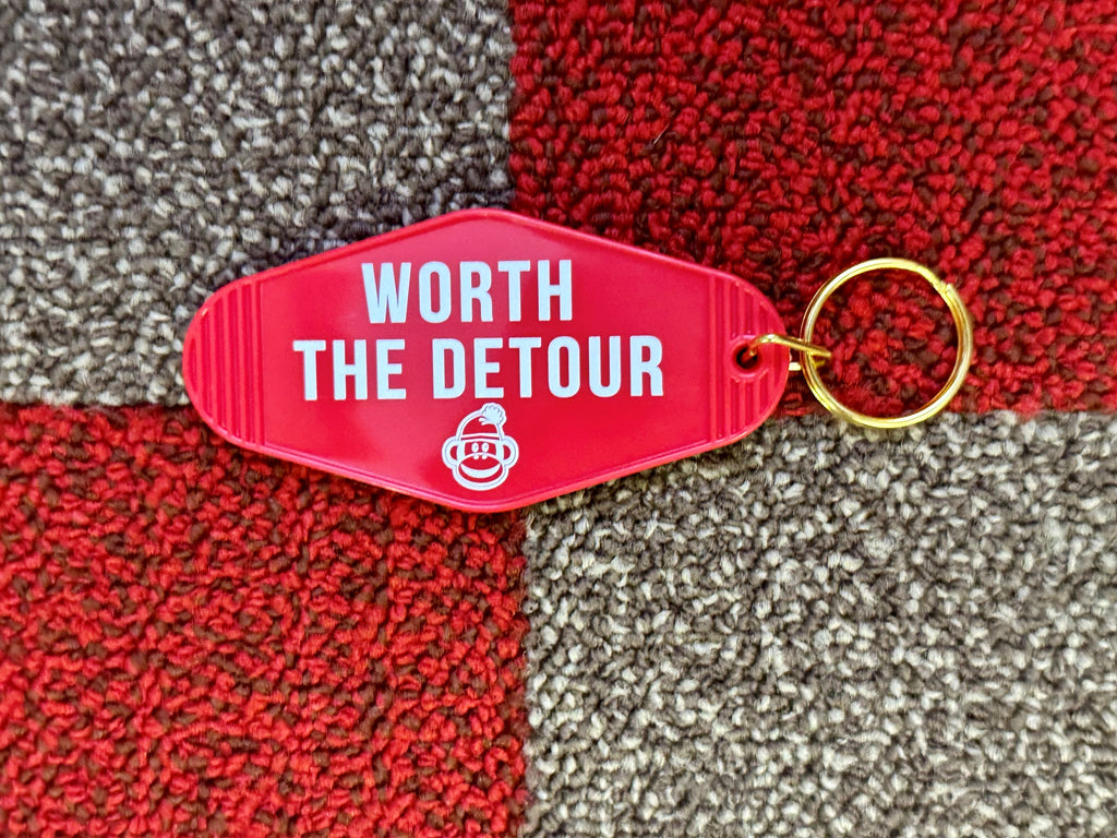 Sock Monkey Museum Vintage Motel Key Tag