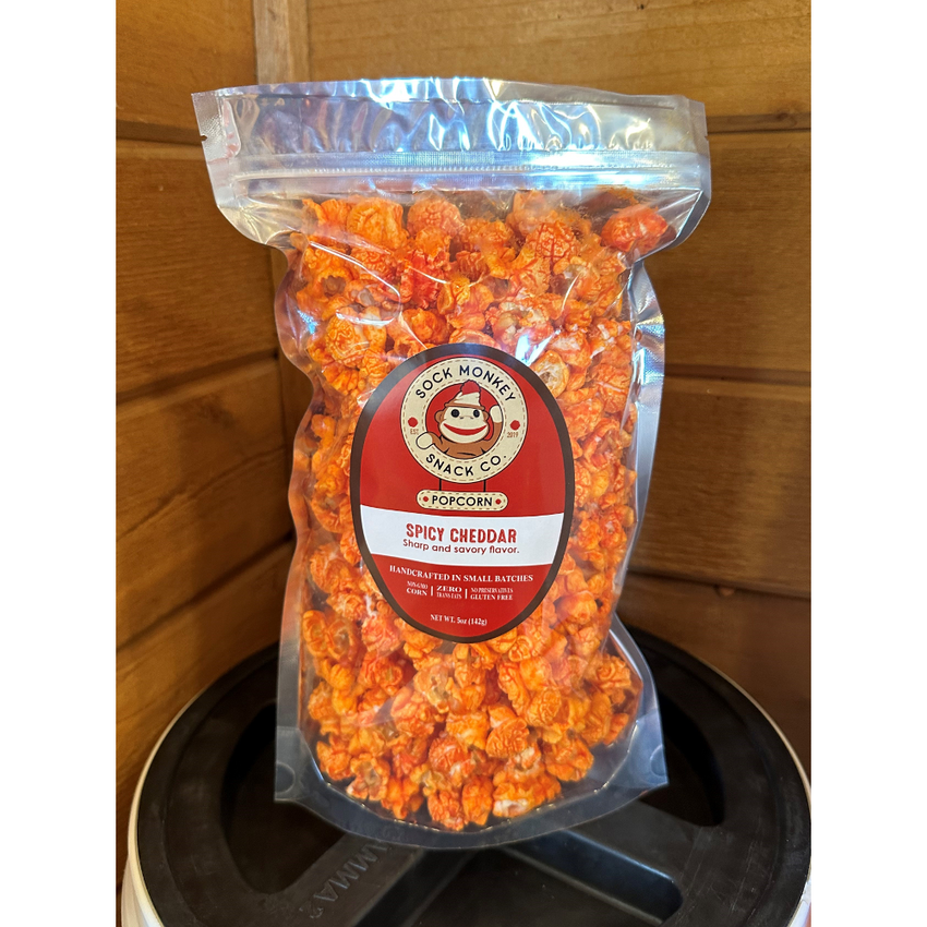 Spicy Cheddar Popcorn