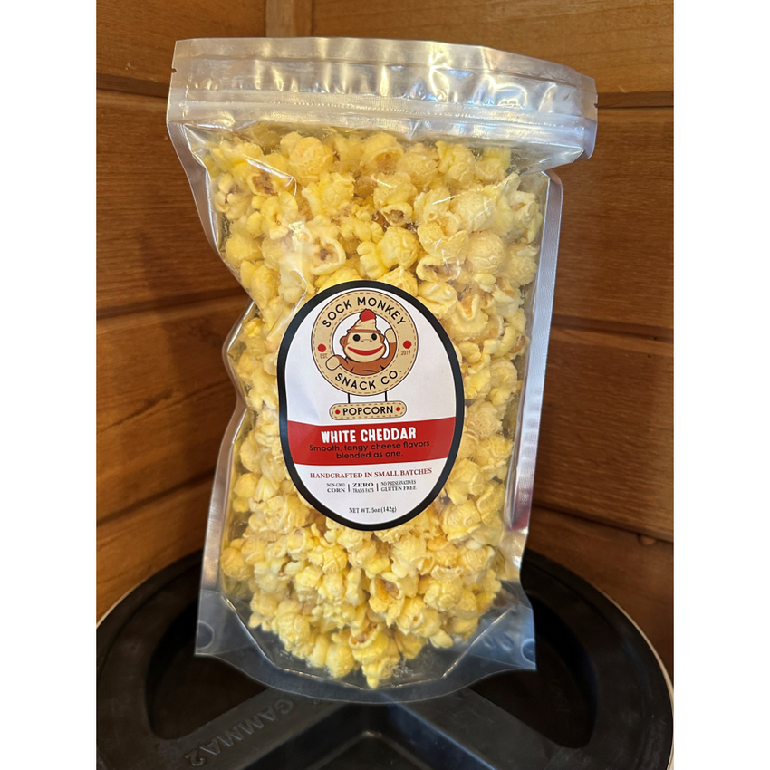 7) White Cheddar Popcorn