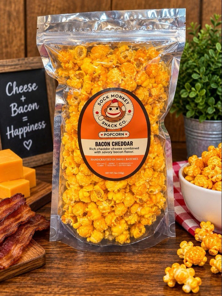 8) Bacon Cheddar Popcorn