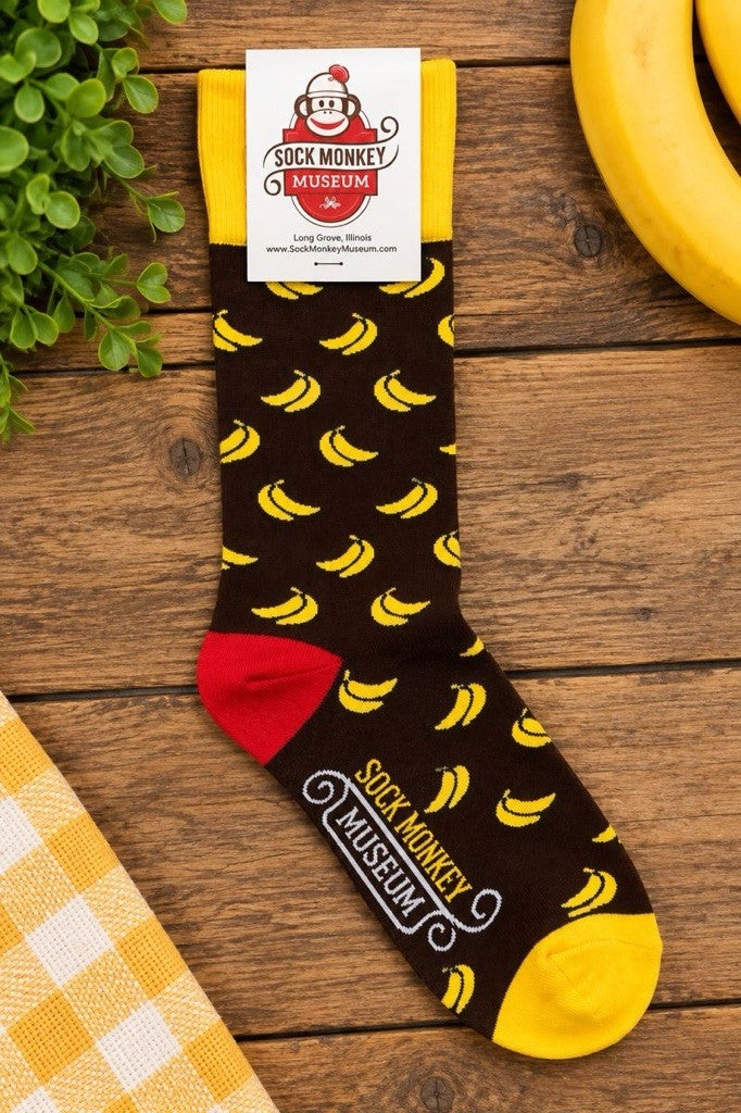 Custom Going Bananas Adult Socks