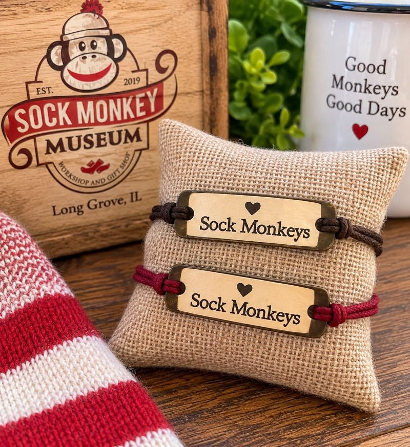 Mudlove “♥ Sock Monkeys” Bracelet