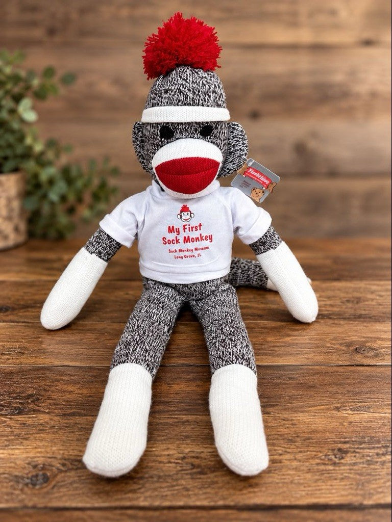 My First Sock Monkey Plush 20”