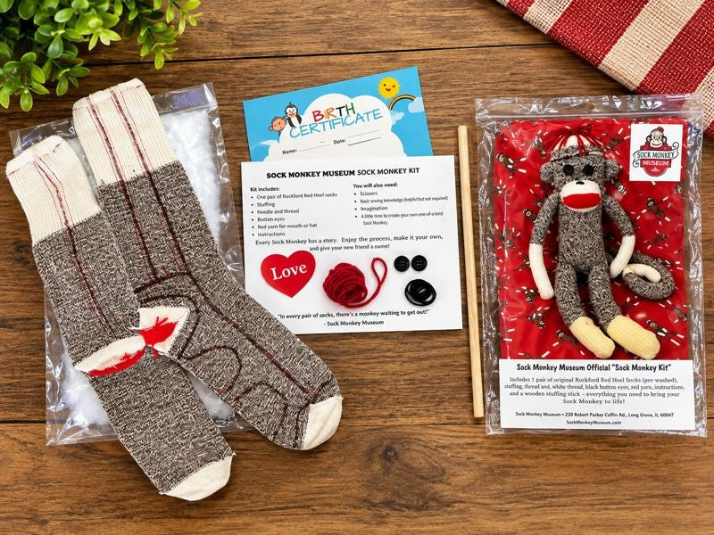 Sock Monkey Sewing Kit