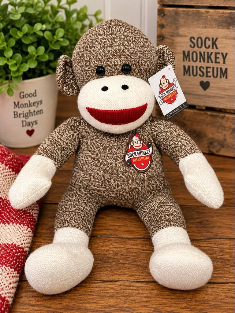 Sock Monkey Museum Custom "Burrito" Stuffed Sock Monkey