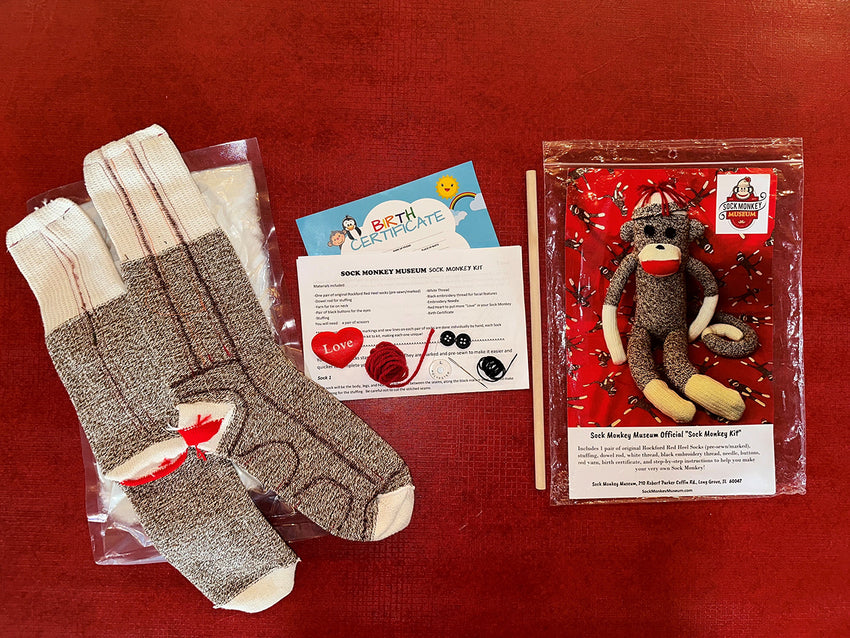 Sock Monkey Sewing Kit