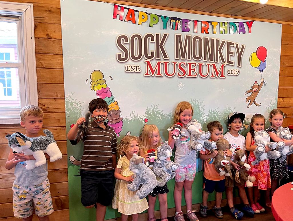 Party Packages Sock Monkey Museum