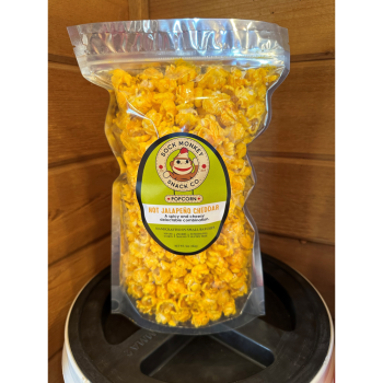 Sock Monkey Snack Company Hot Jalapeno Cheddar Popcorn