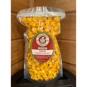 Sock Monkey Snack Company Sriracha Popcorn