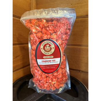 Sock Monkey Snack Company Strawberry Fest Popcorn