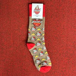 Sock Monkey Museum Long Grove, IL Custom Socks with Sock Monkey Museum Design